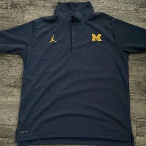Michigan Air Jordan Polo